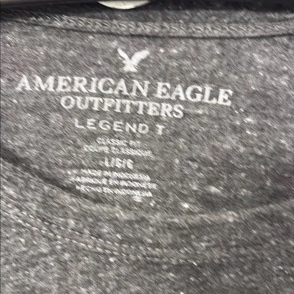 American Eagle Outfitters Gray Long Sleeve Tee Size LG - Picture 2 of 7